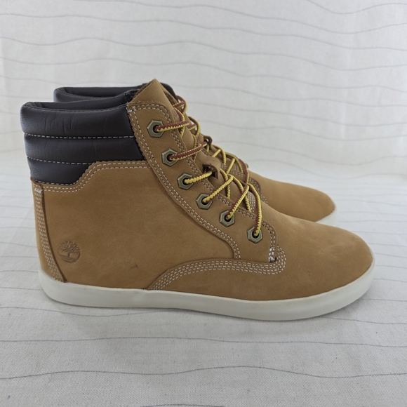 Timberland Womens Dausette Wheat Nubuck Lace Up Sneaker Boots Shoes A1KLZ Size 8 - Picture 1 of 13